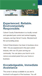 Mobile Screenshot of calvertexterminatorsmd.com
